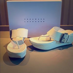 Vera Wang platform sandal